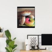 Poster Photo de bagels (Bureau à domicile)