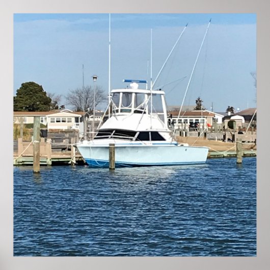 Poster Photo de bateau (Devant)