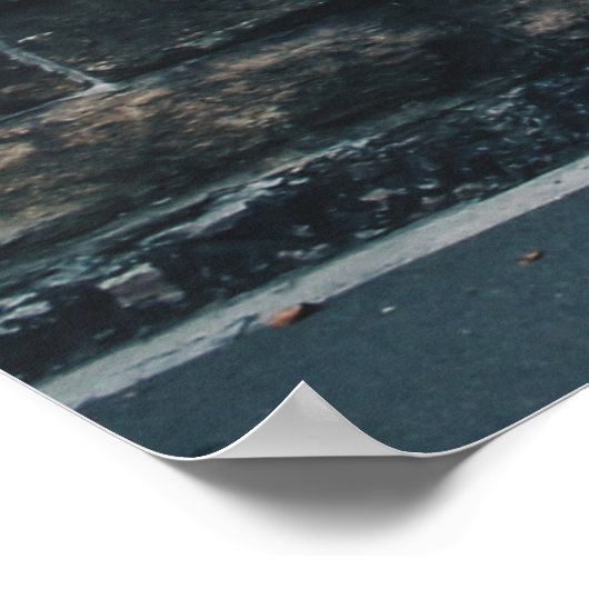 POSTER PHOTO DE BÂTIMENT AVEC ESCALIERS (Coin)