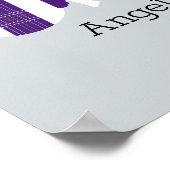 Poster photo de bébé grenouille à cornes pourpre (Coin)