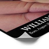 Poster Photo de bébé moderne statistique mur penderie art (Coin)