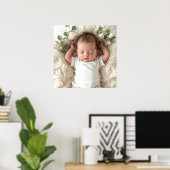 Poster Photo de bébé personnalisée (Bureau à domicile)