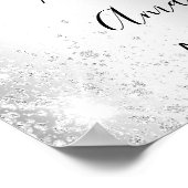 Poster photo de bienvenue pour les 25 ans de mariage de n (Coin)