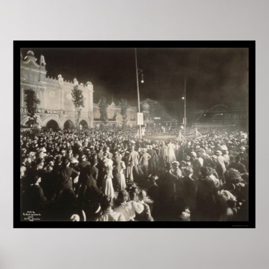 Poster Photo de boxe de combat Prix 1907 (Devant)