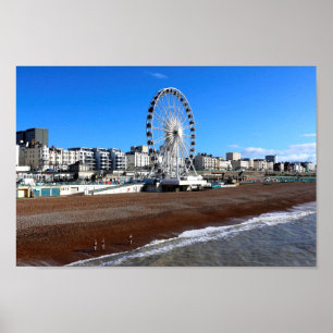 Poster Photo de Brighton Beach England