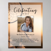 Poster Photo de célébration de la vie, attrape-rêves, fun (Devant)