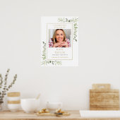 Poster Photo de célébration de vie de funérailles de feui (Cuisine)