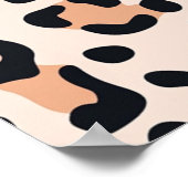 Poster Photo de chien Empreinte de léopard personnalisée (Coin)