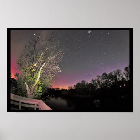 Poster Photo de ciel nocturne (Devant)