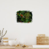 Poster Photo de colibri avec une citation de Hafez (Cuisine)