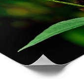 Poster Photo de confleur violet avec citation de Khalil G (Coin)