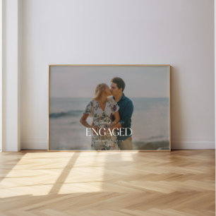 Poster Photo de couple moderne "L'année où nous nous somm
