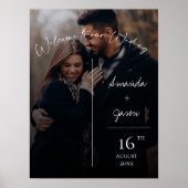 Poster Photo de couverture Bienvenue à notre mariage (Devant)
