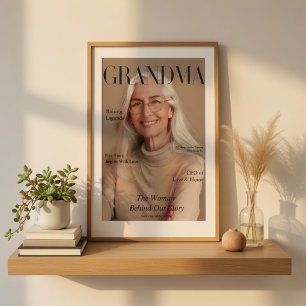 Poster Photo de couverture du magazine Luxury Grandma