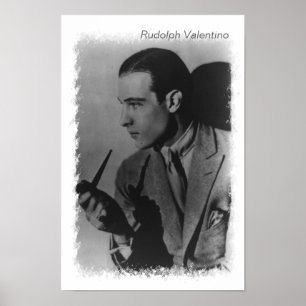 Poster Photo de cru de Rudolph Valentino
