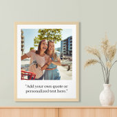 Poster Photo de devis personnalisée moderne