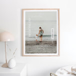 Poster Photo de famille moderne Editorial Voyage Keksaké<br><div class="desc">Avez-vous un voyage spécial, une aventure familiale ou une destination de voyage mémorable que vous avez entrepris? Notre affiche mémorable de voyage en photo de famille est parfaite pour capturer votre voyage spécial et l'afficher dans votre maison pour toujours se souvenir. Design moderne et minimaliste avec typographie audacieuse fait pour...</div>