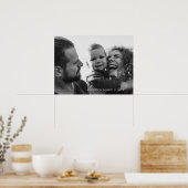Poster Photo de famille personnalisée (Cuisine)
