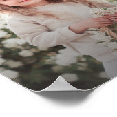 Poster Photo de famille personnalisée (Coin)