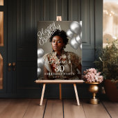 Poster Photo de fête d'anniversaire bienvenue