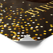 Poster Photo de fête d'anniversaire bienvenue (Coin)