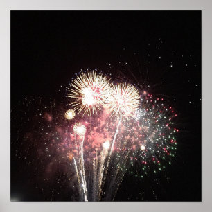 Poster Photo de feu d'artifice