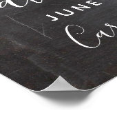 Poster Photo de fiançailles Prop Carte Save the Date (Coin)