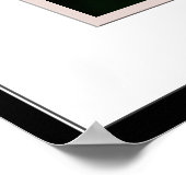 Poster Photo de fleur de lièvre (Coin)