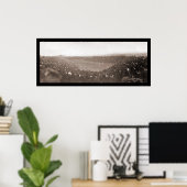 Poster Photo de football Harvard Yale 1908 (Bureau à domicile)