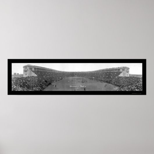 Poster Photo de football Harvard Yale 1911 (Devant)