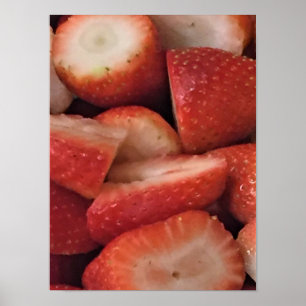 Poster Photo de fraises