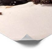 Poster Photo de gâteau au chocolat (Coin)