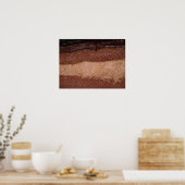 Poster photo de gâteau de couche de chocolat (Cuisine)