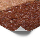 Poster photo de gâteau de couche de chocolat (Coin)