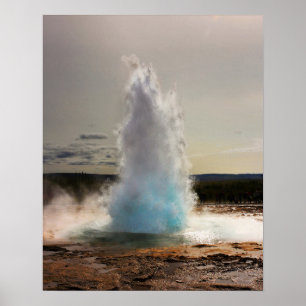 Poster Photo de Geyser Islande