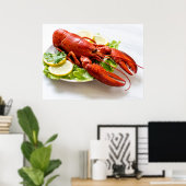 Poster Photo de homard (Bureau à domicile)