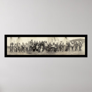 Poster Photo de la bande du centenaire indien 1911