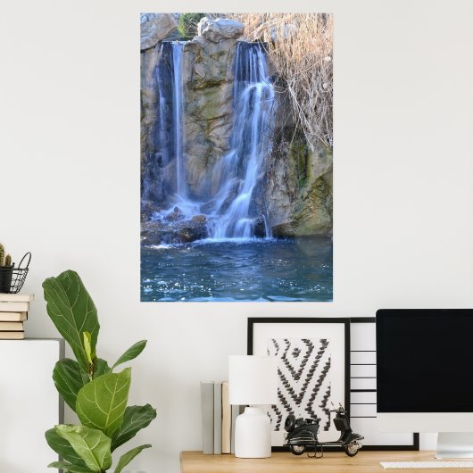Poster photo de la cascade (Bureau à domicile)