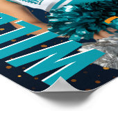 Poster Photo de la Cheerleader de l'équipe de soutien Sen (Coin)