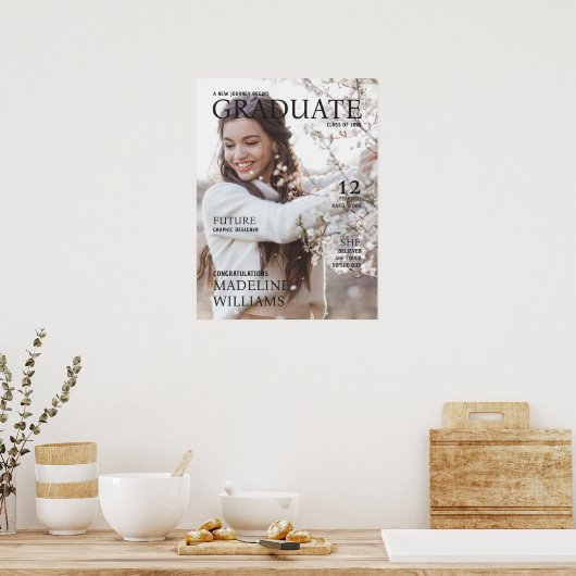 Poster photo de la couverture du magazine (Cuisine)