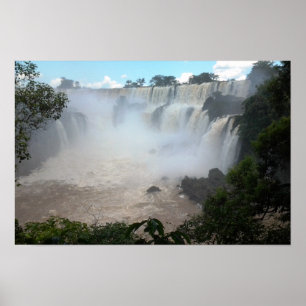 Poster Photo de la division Argentine/Brésil de la chute