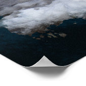 Poster Photo de la faune du Loup arctique blanc et de la  (Coin)