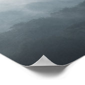 Poster Photo de la forêt de Foggy (Coin)