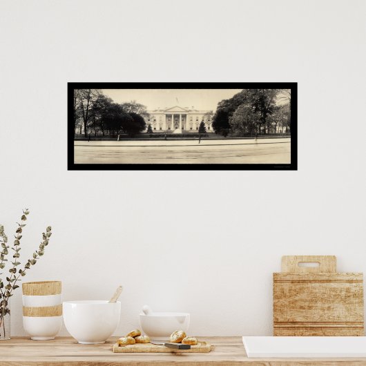 Poster Photo de la Maison Blanche DC 1909 (Cuisine)