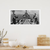 Poster Photo de la Marine au travail (Cuisine)