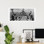 Poster Photo de la Marine au travail (Bureau à domicile)