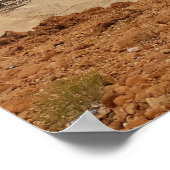 Poster Photo de la mer morte (Coin)