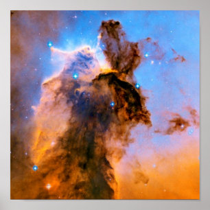 Poster Photo de la NASA Hubble de la nébuleuse de l'Aigle