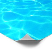 Poster Photo de la piscine bleue (Coin)