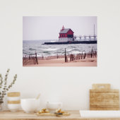 Poster Photo de la plage de Grand Haven (Cuisine)